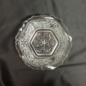 Vintage  pressed glass candy dish